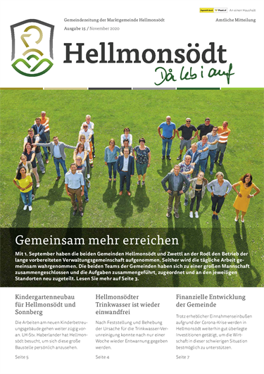 Gemeindezeitung November 2020 Deckblatt